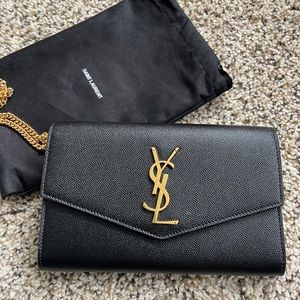 YSL Yves Saint Laurent Uptown Grain De Poudre Roya